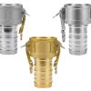 Global Crimp Style Cam & Groove Type C Coupler x Hose Shank
