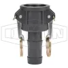 Glass-Filled Polypropylene Cam & Groove Type C Coupler x Hose Shank