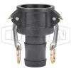 Glass-Filled Polypropylene Cam & Groove Type C Coupler x Hose Shank