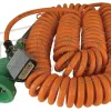 API Thermistor Plug w/30' Coiled Cable 13 Pin,4J, Canada w/AL D-Connector Breakaway