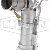 4" Bay-Lite Alum Tall Drop Elbow w/ 3" Coupler