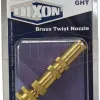 retail packaged brass twist nozzle