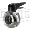 L5107-Series Butterfly Valve with Trigger Handle Clamp End 