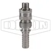 Dix-Lock® N-Series Interchange Male End x Hose Barb Safety-Lock Plug