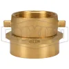 Open Snoot Brass Female Swivel Adapter - Pin Lug