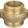 Double Male Rocker Lug Brass