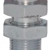JIC 37° Flare Bulkhead Union with Lock Nut