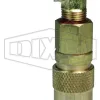CM-Series Industrial Mold Valved Coupler 90° Hose Barb