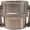 Dixon coupler x buttweld to schd40 pipe or socket weld to tube OD