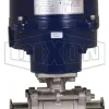 Electrically Actuated 3-Piece Sanitary Stainless Ball Valve
