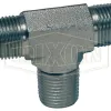 Male NPTF Pipe Tee
