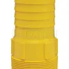 Hose Shank x Male NPT Insert yellow