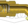 cm-4b valved coupler 3d half