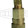 CM-Series Industrial Mold Valved Coupler 45° Hose Barb