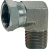 90° Male NPTF x Female NPSM Swivel Nut Elbow