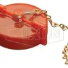Thermoplastic Pressurized Cap with Chain