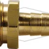 garden hose fittings ght male couplings with round nut brass
