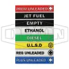 product grade indicator fuel label