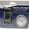 regulator with gauge for compressed air systems