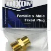 Female x Male Fixed Plug