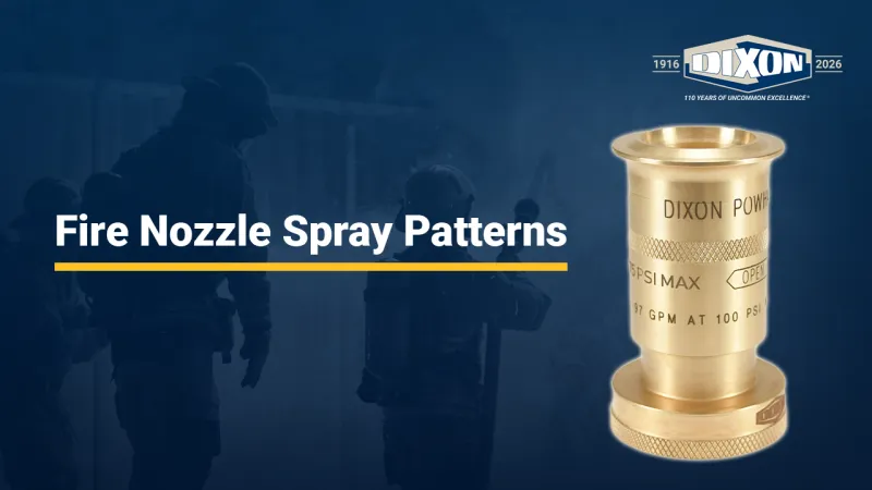 Fire Nozzle Spray Patterns